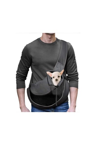 Dianziye Köpek Ve Kedi Taşıma Çantası, Dışarıda Gezmeler İçin Ayarlanabilir Askılı Sırt Çantası, Siyah, Oxford Kumaş Çok Renkli