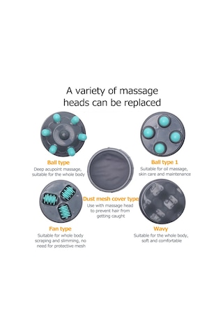 Leezsing Masaj Taşınabilir Zayıflama Sağlık İnsan Vücudu Elektrikli Selülit Önleyici Servikal Boyun Bel Titreşimli Çok Fonksiyonlu Masaj-542 Çok Renkli