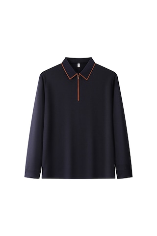 New Performance Premium Polo T-shirt 82% Nylon 18% Spandex Lacivert