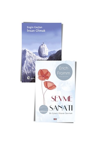 İnsan Olmak Ve Sevme Sanatı Seti 2 Kitap İnsan Olmak, Sevme Sanatı, Metis, Say, Erich Fromm