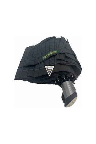 April A-216g A4 Su Geçirmez 10 Telli Tam Otomatik Şemsiye Siyah