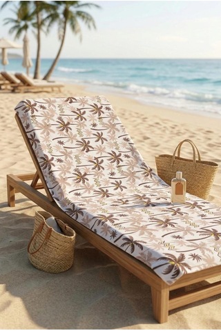 Tropical Breeze Kahverengi Plaj Havlusu 70 X 150 Cm Kahverengi