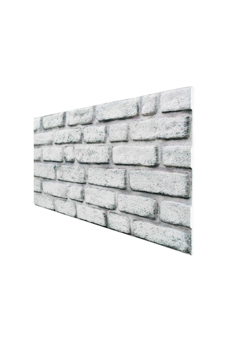 5 Adet X Tuğla Desenli 3D Strafor Köpük Duvar Kaplama Paneli (446785608)
