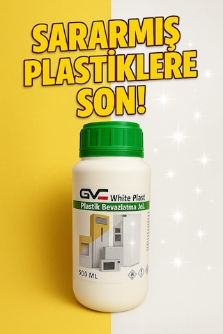 Plastik Beyazlatıcı Jel - Sararmış Plastiklere Son