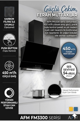 Alveus Afm Serisi FM7700 + FM2200 + FM3300 Luvante Turbolu Cam Dijital Siyah 3'lü Ankastre Set