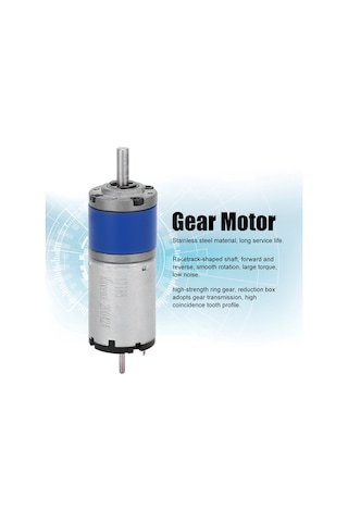 Aubyhe Dc12v 85 Rpm 22mm Planetary Dişli Motor - Elektrikli Fren Sistemi İçin Yüksek Torklu, Az Gürültülü Ve Dayanıklı