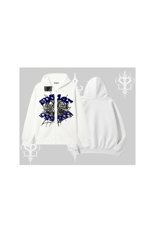 Tarzsokak Beyaz Hırka Sweatshirt Sp55der