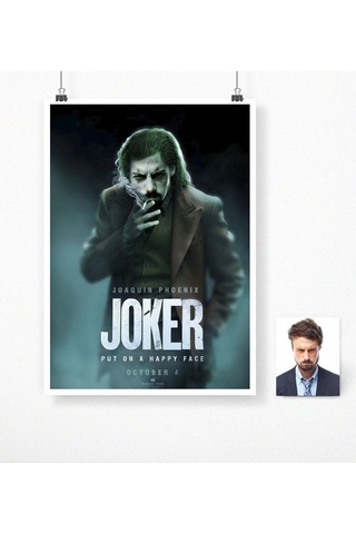 Bk Gift Kişiye Özel Joker Film Afişi Poster 50 X 70 Cm.