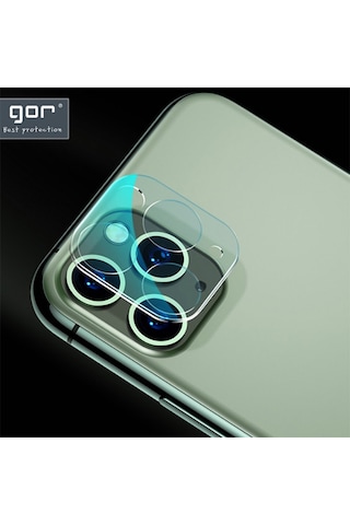Gor Apple Uyumlu iPhone 11 6.1 Inch 2019 Tempered Kamera Koruma Cam 2Adet S