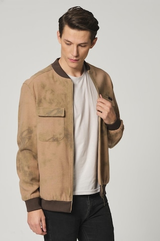 Alexander Gardi Alexandergardı Batik Desenli Kaşe Mont, Bej 20Kb100102 001