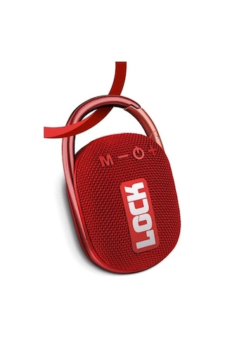 Powerway Lock Red Portable Wirelless Speaker