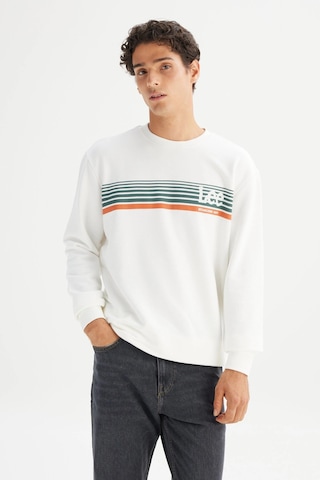 Lee Erkek Sweat L2520099 102 Beyaz Beyaz