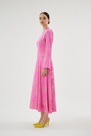 Senna Celeste Elbise Pembe Pembe