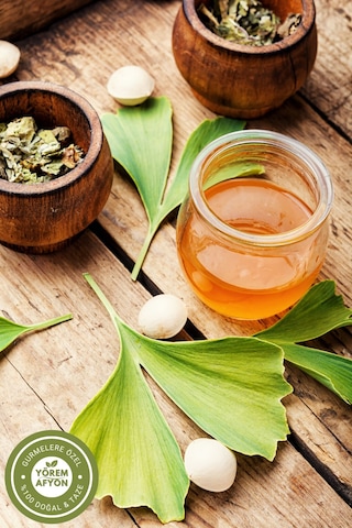 Yörem Afyon Meşhur Trabzon Ginkgo Biloba Yaprağı, Mabet Ağacı Yaprağı 55gr.