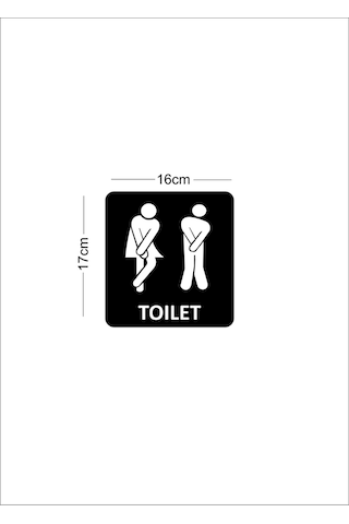Toilet Wc Yön Levhası