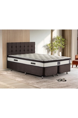 Niron King Yatak Seti 150x200 Çift Kişilik Yatak Baza Başlık Takı
