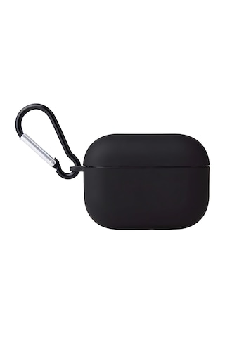 Forzacase Apple Uyumlu AirPods Pro 3 İle Anahtar Askılıklı Bluetooth Kulaklık Kılıfı - Fc1125 Siyah