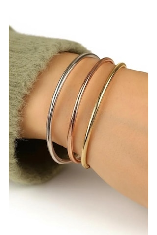 14 Ayar Esnek Altın Bileklik Altın