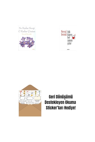 Ne Kadar Sevgi O Kadar Çözüm + Aşk Kapıyı Her Zaman Çalar + Okuma Sticker'ları