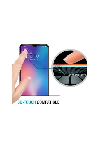 Apple Uyumlu iPhone 8 Plus Tam Kaplayan 6D Fiber Nano Ekran Koruyucu (417491657)