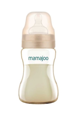 Mamajoo Gold Plus Anti-kolik Biberon 250 Ml, 6 Ay+, Orta Akışlı, Pes Materyal