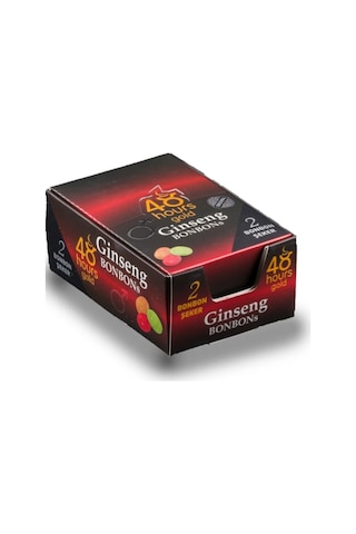 3 Adet 48 Hours Gold Ginseng Bonbon Şeker Metal Kutuda 2'şer adet