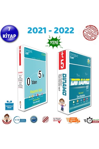 Tonguç 5. Sınıf Konu Anlatımlı Dinamo Soru Bankası Set
