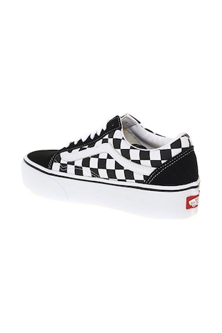 Ua Old Skool Platform Uniseks Siyah Spor Ayakkabı - Vn0a3b3u Sıyah - Beyaz