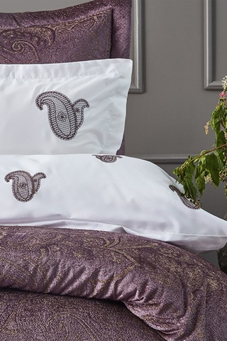 Apricitas Home Janine Mürdüm 10 Parça Çeyiz Seti Mürdüm