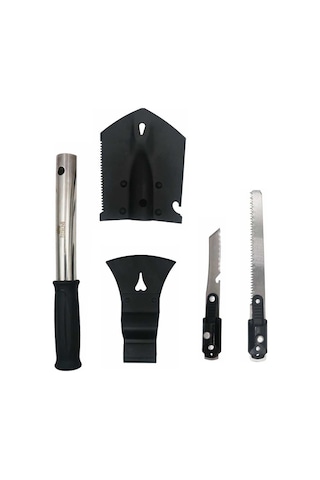 Sterling Multitool Pratik Kamp Seti Balta-kürek-testere-bıçak Siyah
