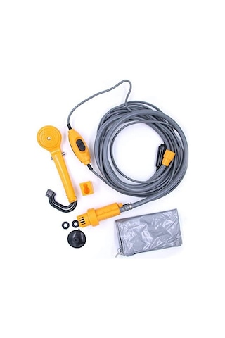 12 V Taşınabilir Seyahat Kamp Araç Oto Duş Seti N11.19