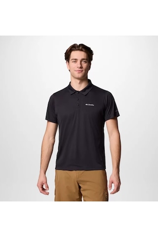 Columbia Ao4872 Zero Rules Light Erkek Polo T-shirt 2118551010 Siyah