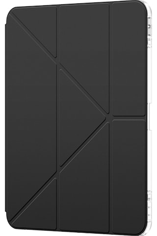 Apple Uyumlu iPad Pro 11 2024 Amazingthing Minimal Serisi Katlanabilir Standlı Kılıf Siyah Kapaklı Kılıf