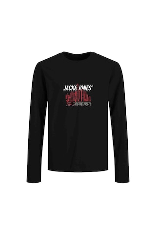 Jack & Jones Joryork Tee Ls Crew Neck Siyah Erkek Çocuk Kısa Kol T-shirt SIYAH
