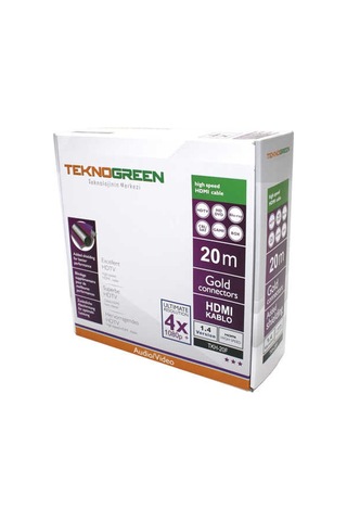 Teknogreen Tkh-20F 20M. Hdmi Kablo