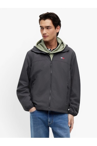 Tommy Hilfiger Tjm Chıcago Packable Jacket Ext Erkek Gri Mont - Dm0dm23223