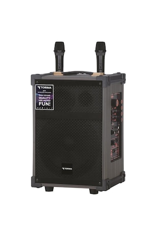 Torima D71 Profesyonel Çift Mikrofonlu Bt Kablosuz Hoparlör Bass Ses Kutusu Speaker