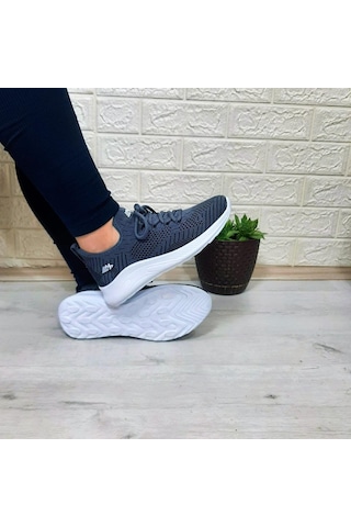 M.p 1501 Füme Renk Fuspetli Rahat Ve Hafif Bayan Spor Ayakkabı 001
