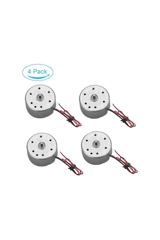 4 Adet Elektrik Üreten Mini Dc Dinamo Motoru - 5V Dinamo Motor