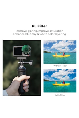 K&f Concept Djı Osmo Action 3/4/5 Pro Cpl Filtre