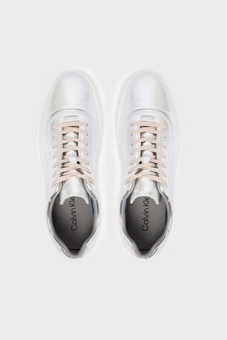 Calvin Klein Deri Logolu Sneaker Ayakkabı Hw0hw03289pe6 Bayan Ayakkabı Hw0hw03289 Pe6 Gri