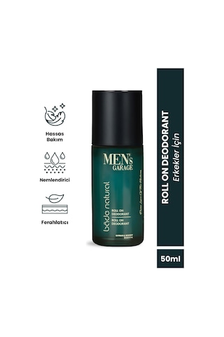 Bade Natural Men's Garage Roll-On Deodorant 50 ML