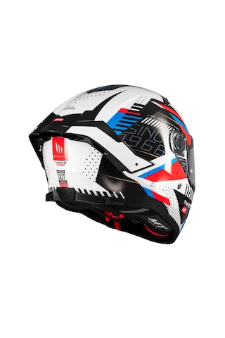 Mt Thunder 4 Luminence A7 Kask Şeffaf Vizörlü Çok Renkli