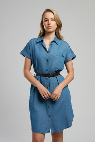 Lee Cooper Harm Kadın Jean Elbise Denim-20194 Denim