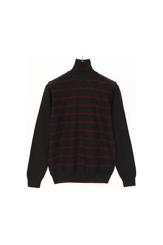 Dio Rise Erkek Şardonsuz Uzun Kol İnce Balıkçı Sweatshirt - 189232 - Siyah Siyah