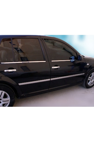 Vw Volkswagen Golf 4 Hb Uyumlu Yan Kapı Çıtası 4 Parça 1998-2004 Paslanmaz Krom