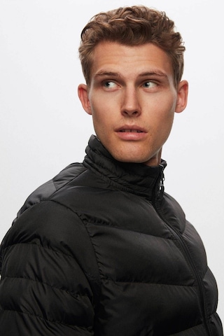 D's Damat Slim Fit Rüzgar Geçirmez Elyaf Dolgulu Erkek Mont 1HF07ORT01940 Siyah