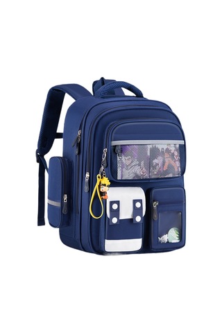 2025 Yeni Çocuk Okul Çantası Kraliyet Mavi Trompet