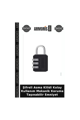 Şifreli Asma Kilidi Kolay Kullanım Mekanik Koruma Taşınabilir Emniyet