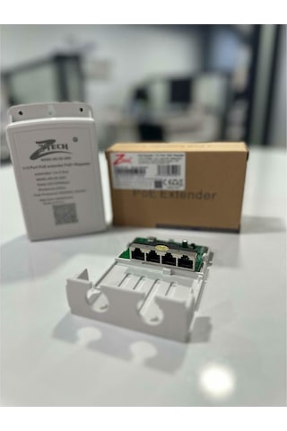 Ztech Zr-1003 1+3 1 Giriş 3 Çıkış 100mt Poe Repeater Çoklayıcı Tekrarlayıcı